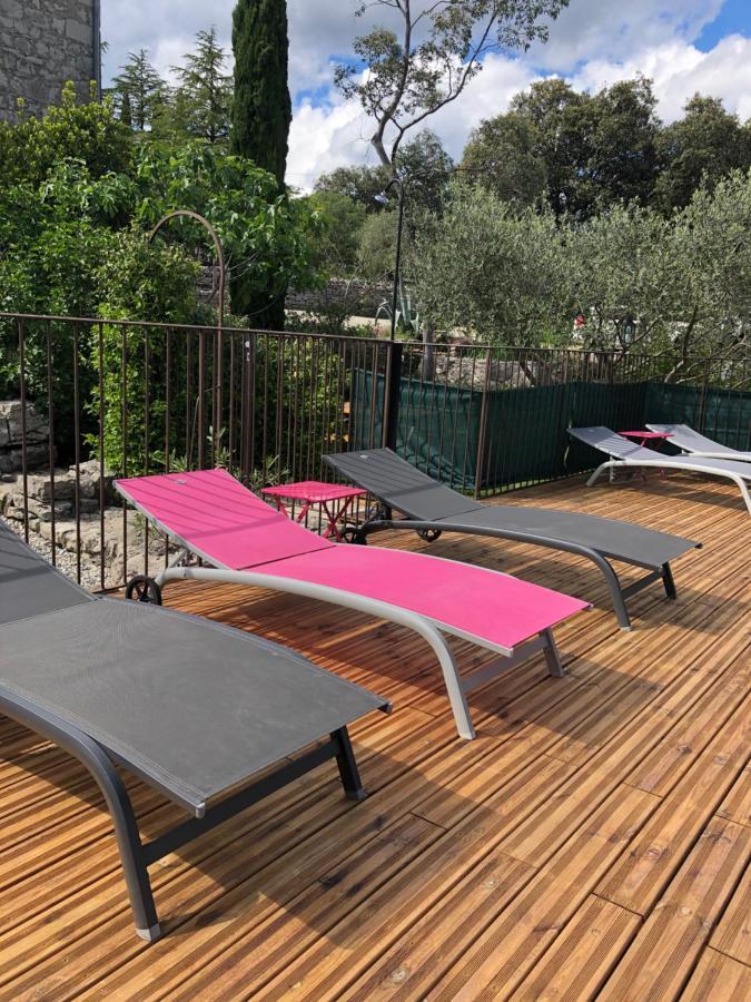 Bed and Breakfast L'Apogee Labeaume Exterior foto