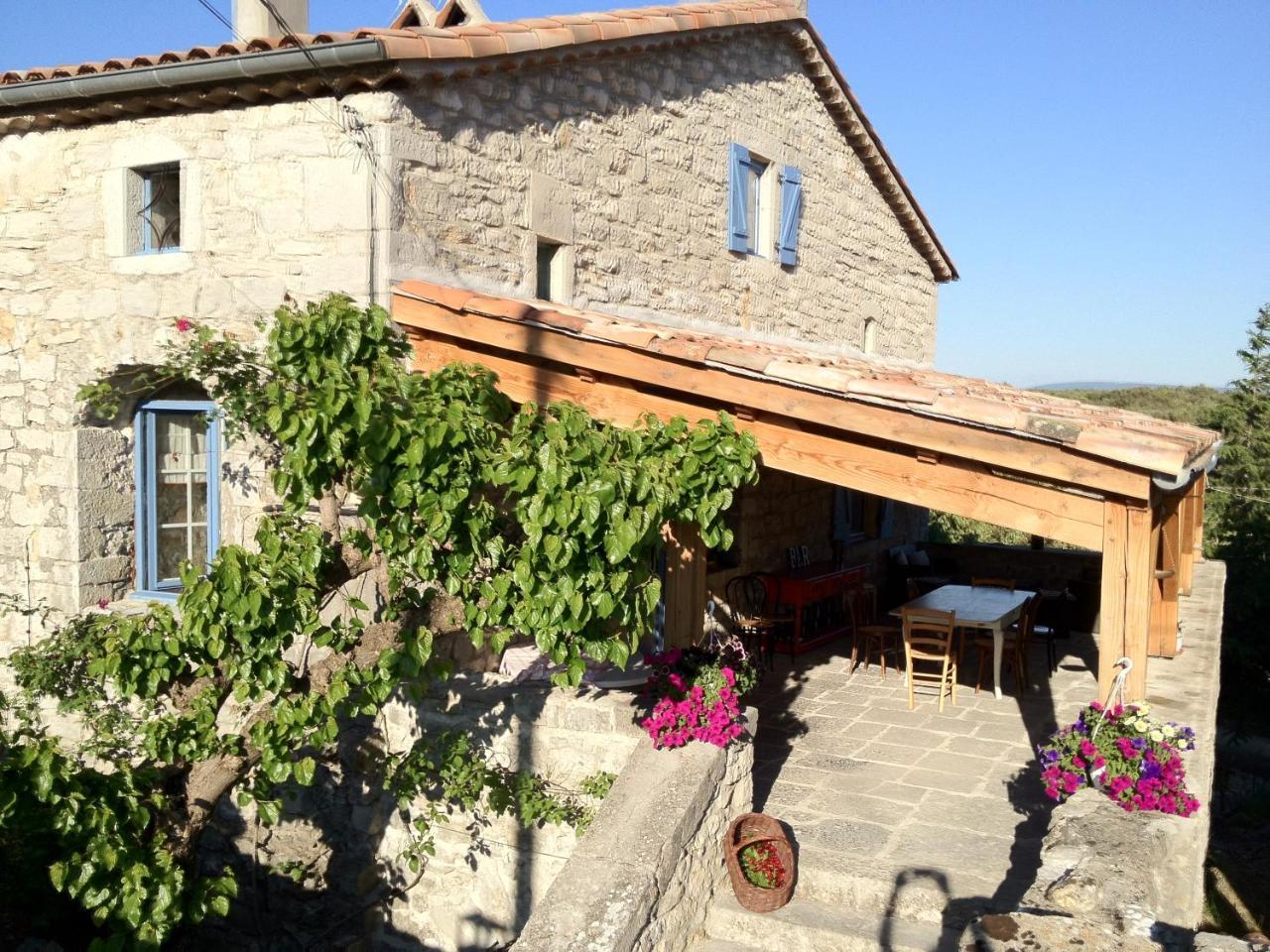 Bed and Breakfast L'Apogee Labeaume Exterior foto